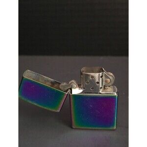 Zippo Multi Color Blue Wind proof Lighter 2005